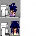 Sonic.exe cringe template