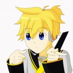 len kagamine hand twirl meme GIF Template