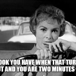 The look you have when that turtle is popping out and you are two minutes from home | THE LOOK YOU HAVE WHEN THAT TURTLE IS POPPING OUT AND YOU ARE TWO MINUTES FROM HOME | image tagged in lady driving worried,funny,funny memes,poop,bathroom,turtle | made w/ Imgflip meme maker
