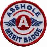 Asshole Merit Badge