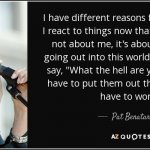 Pat Benatar quote children