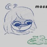 Kid seeing moss