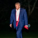 Trump tired without a tie