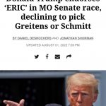 Donald Trump endorses both Erics