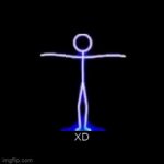 XD stickman dance GIF Template
