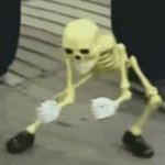 Dancing Skeleton GIF Template