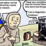 Noam Chomsky whataboutism Ukraine meme