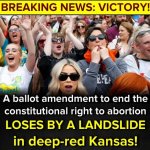 Kansas votes pro-choice