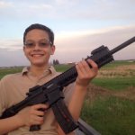 Alt-Right kid AR-15 Civil War RAHOWA meme