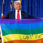 LGBT for Trump goofy face