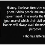 Thomas Jefferson separation of church and state