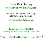 Iron Flow Battery