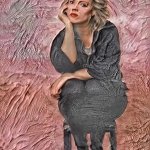 Kim Wilde AI art