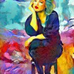 Kim Wilde AI art