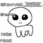 IShowVoid's tbh creature Template