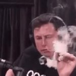 Elon musk smoking GIF Template