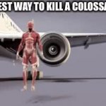 Titan Sliced by Plane GIF Template