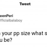 Based on your pp size what superhero would you be?