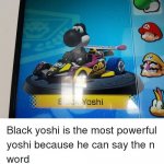 black yoshi meme