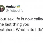 Sex life is called