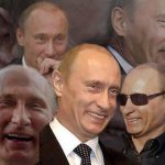 Laughing Vladimir Putin