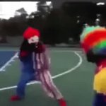 It will never end | MY LAST TWO BRAICELLS DECIDING TO GET SLEEP OR MAKE MORE MEMES | image tagged in gifs,memes,funny,clowns,braincells | made w/ Imgflip video-to-gif maker