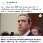 Mark Zuckerberg roasted by AI chatbot