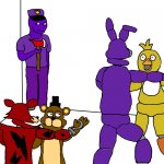 wojak party but in fnaf