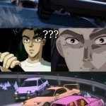 Can't Stop...Won't Stop | Who is that? ??? | image tagged in the simpsons vs initial d,the simpsons,initial d,drift,drifting,car memes | made w/ Imgflip meme maker