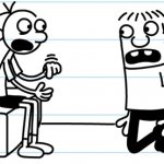 Greg explains to Rowley