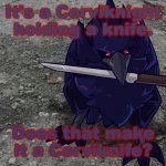 IDK if anyone else thought about this but here I am | It's a Corviknight holding a knife. Does that make it a Corviknife? | image tagged in corviknight with a knife,pokemon,knife,corviknight | made w/ Imgflip meme maker