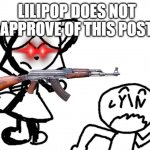 Lilipop doesn't approve