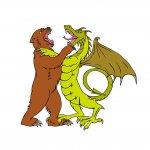 bear vs dragon