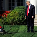 Trump Yelling at kid mowing lawn template