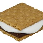 Smore made in a microwave