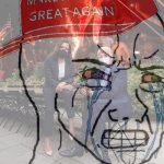 Triggered MAGA wojak The Left is Melting Down