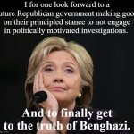 GOP hypocrites Benghazi edition