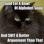 i could eat a bowl of alphabet soup