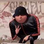 Hip hop gru | ONE OF THE FEW RAPPERS EMINEM WAS TOO AFRAID TO DISS | image tagged in hip hop gru | made w/ Imgflip meme maker