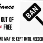 Don,t get ban card