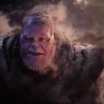 Thanos vanishing GIF Template