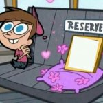 Reserved Seat Fairly Oddparents template