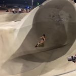 Roller Skate Woman flip GIF Template