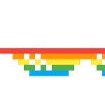 MLG Rainbow Glasses