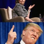 Clinton and Trump | RULES FOR THEE BUT NOT FOR ME; #RELEASETHEDOCS | image tagged in clinton and trump | made w/ Imgflip meme maker