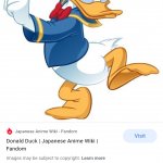 Anime Donald Duck