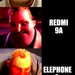 Mr incredible becoming Angry your phone is | MR INCREDIBLE BECOMING ANGRY: YOUR PHONE; IPHONE 13 PRO; IPHONE SE; GALAXY A32; GALAXY A03 CORE; REDMI 9A; ELEPHONE Q; LG PHOENIX 4; ALCATEL INSIGHT; MOTO G PURE; LANDLINE PHONE | image tagged in mr incredible becoming angry | made w/ Imgflip meme maker