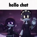 murder drones hello chat GIF Template