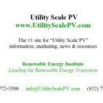 Utility Scale PV