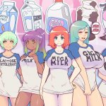 Anime girl milk sizes